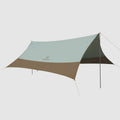 Premium Pyramid Tent with Extended Awning