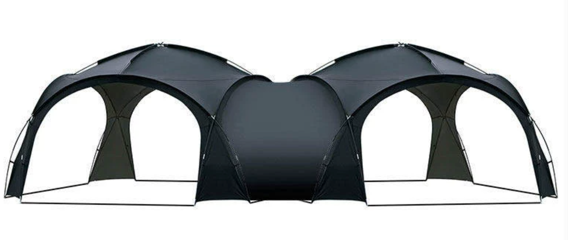 Large Double-Arched Event Shelter Canopy