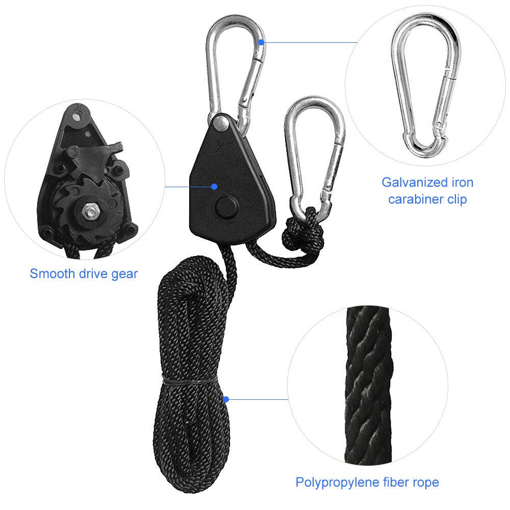 2-Pack Tent Guyline Extension Rope  Wind Rope Extension